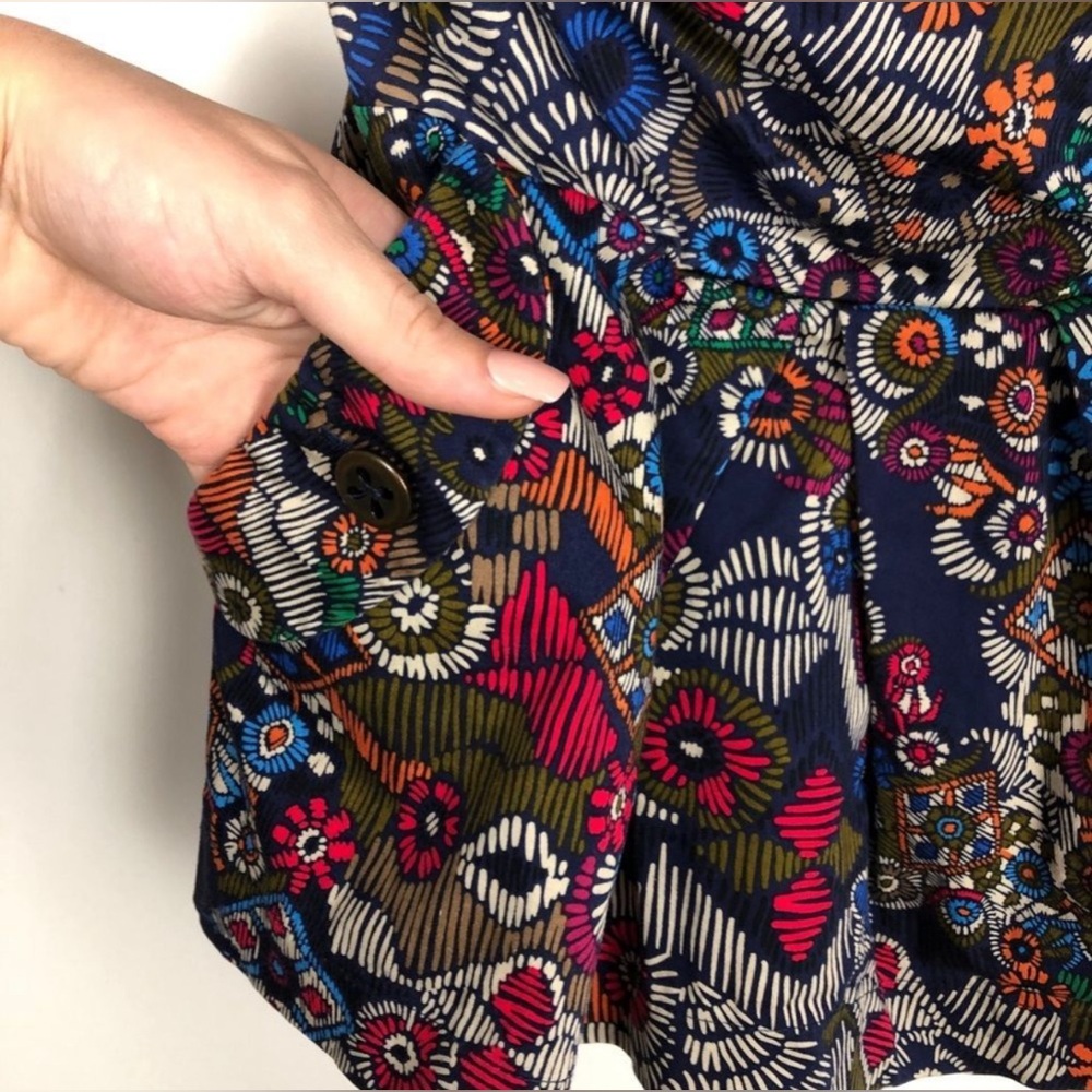 Fei Anthropologie Primula Corset Pleated Strapless Top w Pockets! - Picture 8 of 13